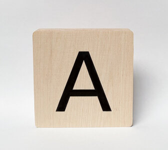 Block letter A