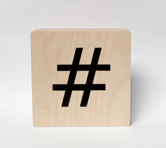 Wooden letter #