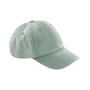 private label - vintage cap junior - lightgreen - white embroidery