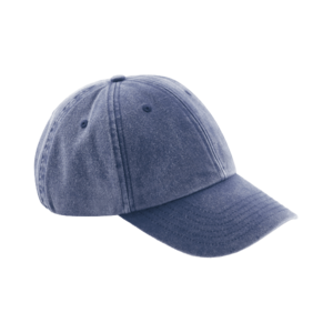 private label - vintage cap junior - jeans - white embroidery