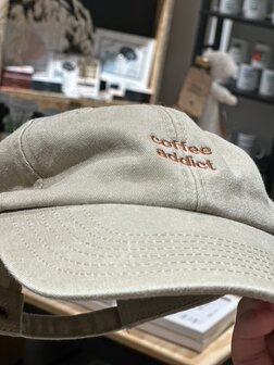 private label - vintage cap -  rocky - brown embroidery