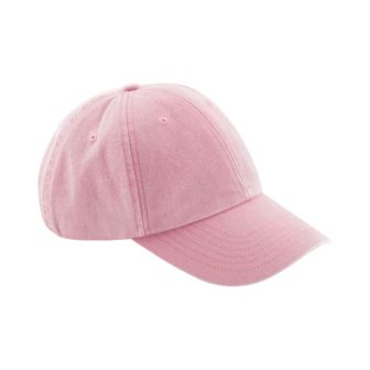 private label - vintage cap junior - pink - purple embroidery